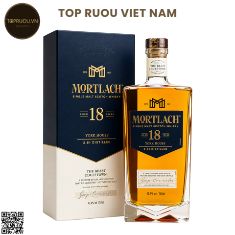 Whisky Mortlach 18 Single Malt - 700ml - 43.4% - Scotland