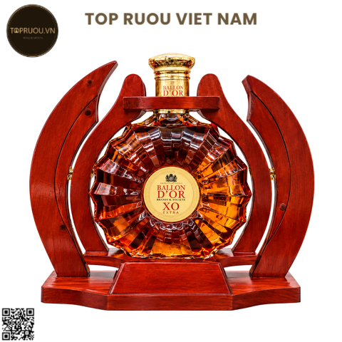 Kệ Gỗ Brandy XO Ballon D'or Extra - 3000ml - 40% - Pháp