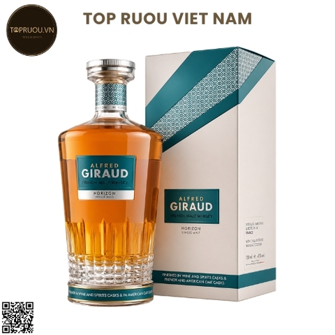 Whisky Alfred Giraud Horizon Single Malt - 700ml - 46,1% - Pháp