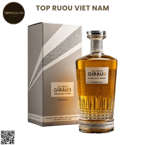 Whisky Alfred Giraud Harmonie Single Malt - 700ml - 46,1% - Pháp