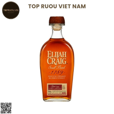 Whisky Elijah Craig Small Batch Kentucky Straight Bourbon - 700ml - 47% - Mỹ