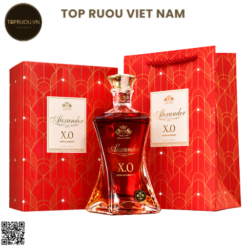 Brandy XO Alexander (Kèm Túi Hãng) - 700ml - 40% - Pháp