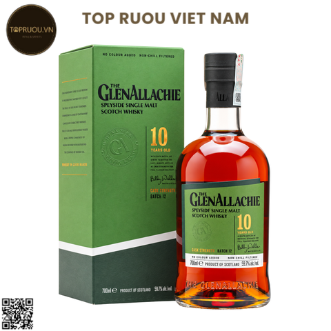 Whisky The Glenallachie 10 Years Speyside Single Malt - 700ml - 59,7% - Scotland