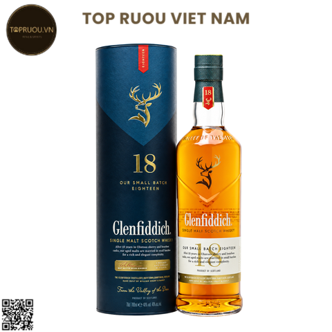 Whisky Glenfiddich 18 Single Malt - 700ml - 40% - Scotland