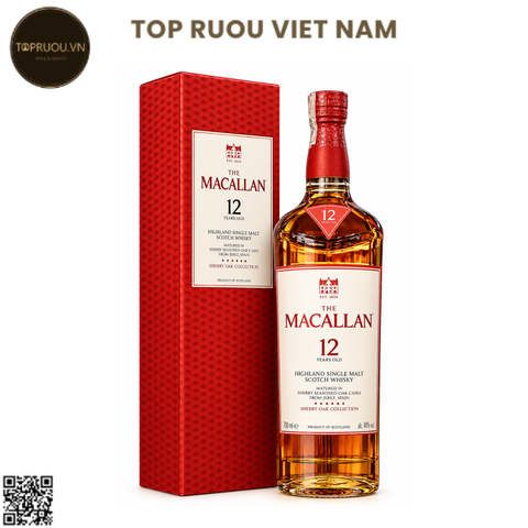 Whisky Macallan 12 Sherry OAK V25 - 700ml - 40% - Scotland