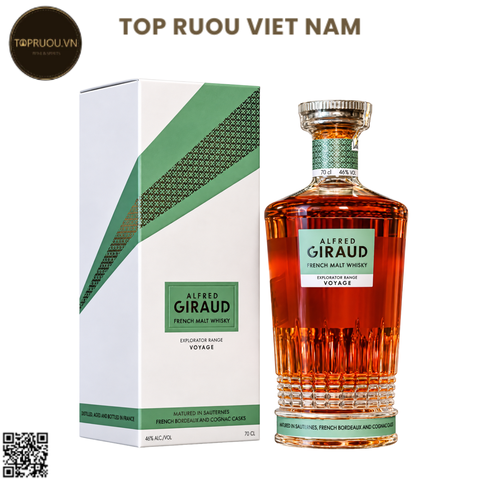 Whisky Alfred Giraud Voyage Single Malt - 700ml - 48% - Pháp