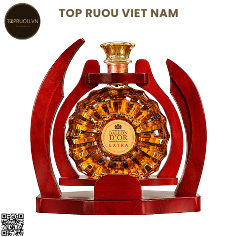 Kệ Gỗ Brandy XO Ballon D'or Extra - 700ml - 40% - Pháp