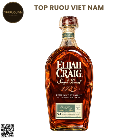 Whisky Elijah Craig RYE Kentucky Straight Bourbon - 700ml - 47% - Mỹ