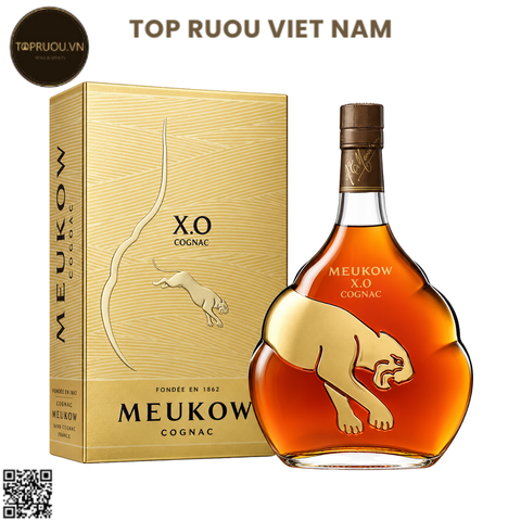 Cognac Meukow XO - 700ml - 40% - Pháp