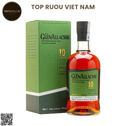Whisky The Glenallachie 10 Years Speyside Single Malt - 700ml - 59,7% - Scotland
