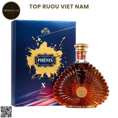 Brandy XO Phenix (Kèm Túi Hãng) - 700ml - 40% - Pháp