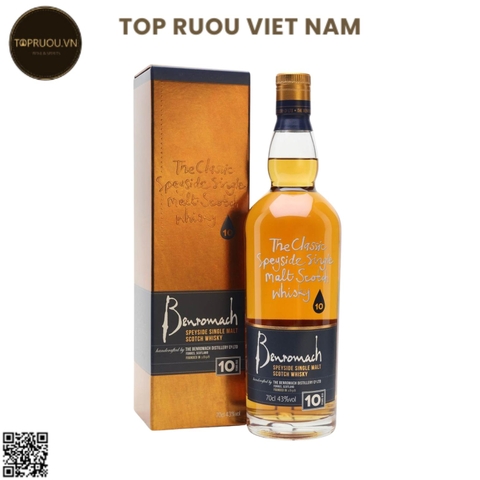 Whisky Benromach 10 Single Malt - 700ml - 43% - Scotland