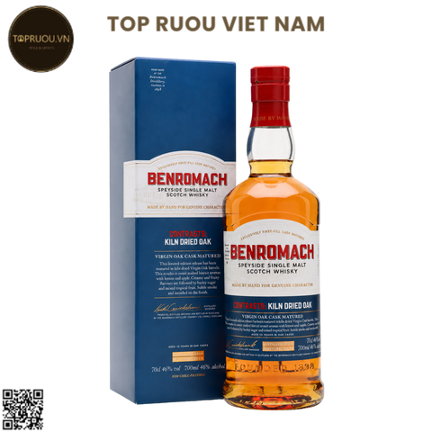 Whisky Benromach Kiln Dried OAK Single Malt - 700ml - 46% - Scotland
