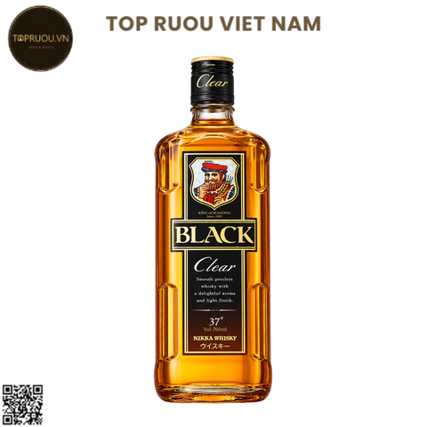 Whisky Black Nikka Clear - 720ml - 37% - Nhật Bản