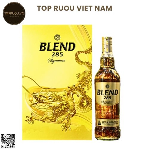 Whisky Blend 285 Signature Hộp Qùa (Kèm Túi Giấy Hãng) - 700ml - 35% - Thái Lan