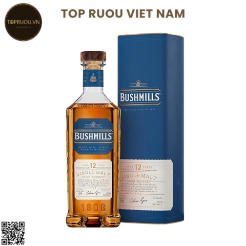 Whisky Bushmills 12 Years Single Malt 700ml - 40% -  Ireland