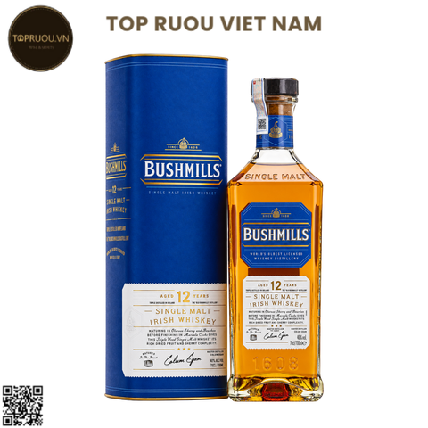 Whisky Bushmills 12 Years Single Malt 700ml - 40% - Ireland