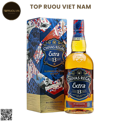 Whisky Chivas Regal 13 Xanh - 700ml - 40% - Scotland