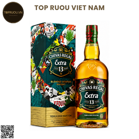 Whisky Chivas Regal 13 Xanh Lá - 700ml - 40% - Scotland