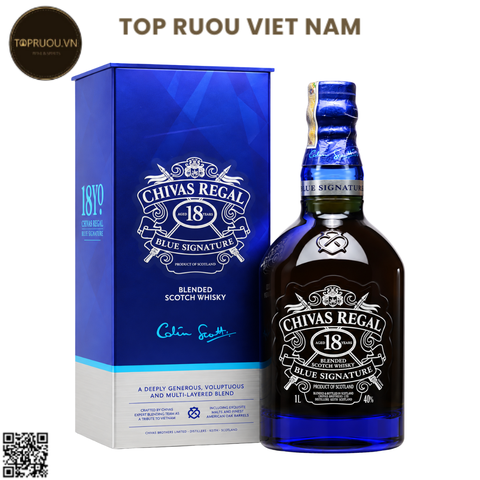 Whisky Chivas Regal 18 Blue Signature - 700ml - 40% - Scotland