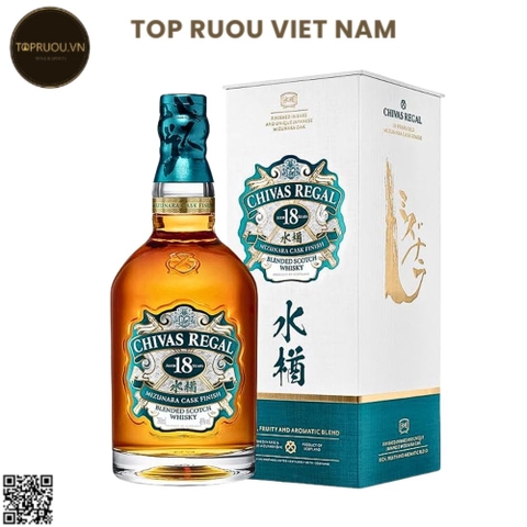 Whisky Chivas Regal 18 Mizunara - 700ml - 40% - Scotland