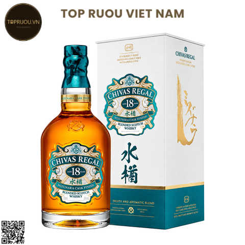 Whisky Chivas Regal 18 Mizunara - 700ml - 40% - Scotland