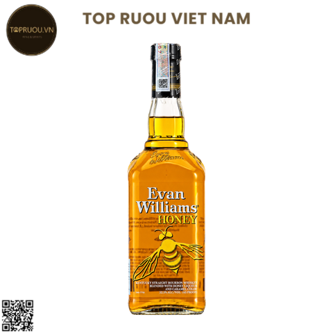 Whisky Evan Williams Honey - 700ml - 35% - Mỹ