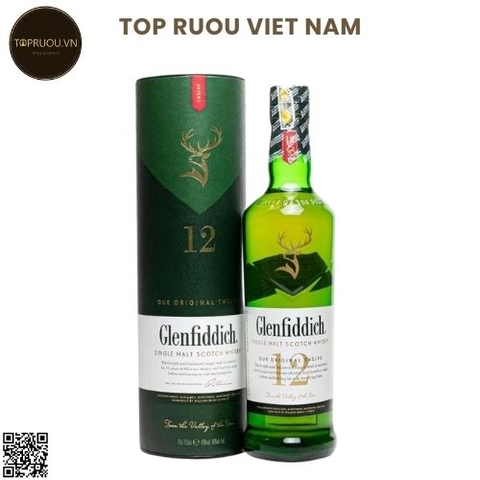 Whisky Glenfiddich 12 Single Malt  - 700ml - 40% - Scotland