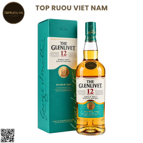 Whisky The Glenlivet 12 YO Double Oak Single Malt - 700ml - 40% - Scotland