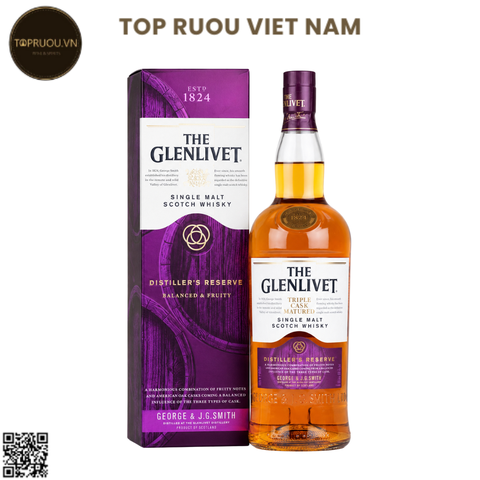 The Glenlivet 1824 Triple Cask Matured (Tím) Single Malt - 1000ml - 40% - Scotland