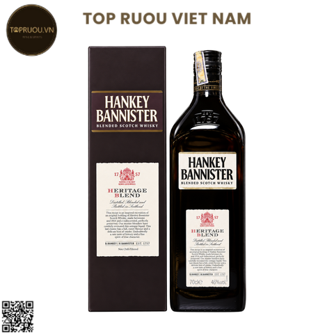 Whisky Hankey Bannister Heritage Blended Scotch - 700ml - 46% - Scotland