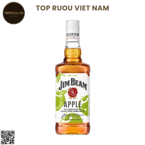 Whisky Jim Beam Apple Kentucky Straight Bourbon - 700ml - 30% - Mỹ