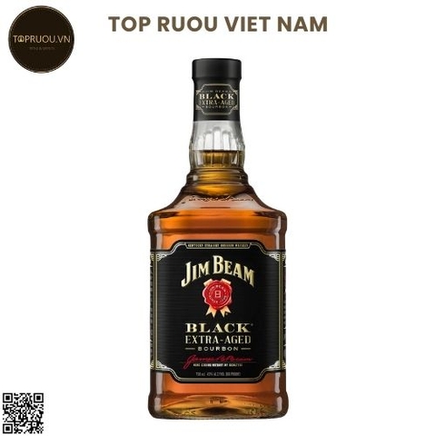 Whisky Jim Beam Black - 700ml - 43% - Mỹ