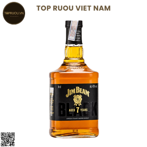 Whisky Jim Beam Black - 700ml - 45% - Mỹ