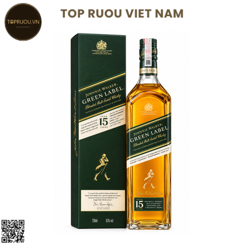 Whisky Johnnie Walker Green Label 15 Year - 750ml - 40% - Scotland