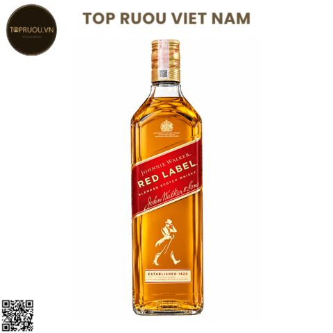 Whisky Johnnie Walker Red Label - 700ml - Không Hộp - 40% - Scotland