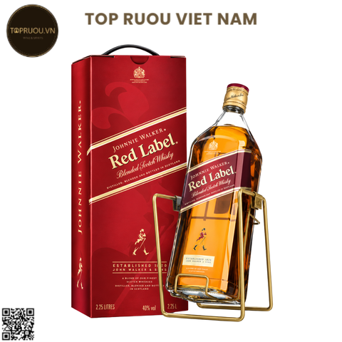 Kệ Rượu Whisky Johnnie Walker Red Label - 3000ml - 40% - Scotland