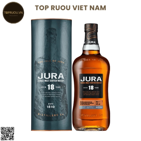Whisky Jura 18 Single Malt - 700ml - 44% - Scotland