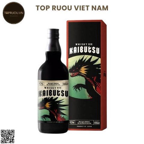 Whisky Kaibutsu Doragon Edition - 700ml - 43% - Nhật Bản