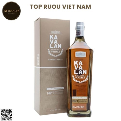 Whisky Kavalan No.1 Distillery Select - 700ml - 40% - Đài Loan