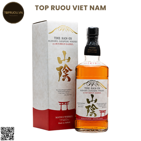 Whisky Matsui The San-In Ex-Bourbon Barrel Blended - 700ml - 43% - Nhật Bản