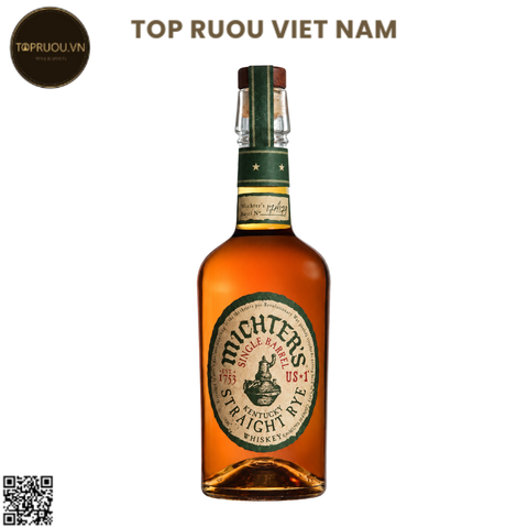 Whisky Michter's US1 Single Barrel RYE Kentucky Straight Bourbon - 700ml - 42,4% - Mỹ