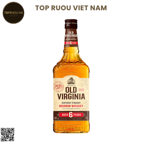 Whisky Old Virginia Bourbon 6 Years - 700ml - 40% - Mỹ