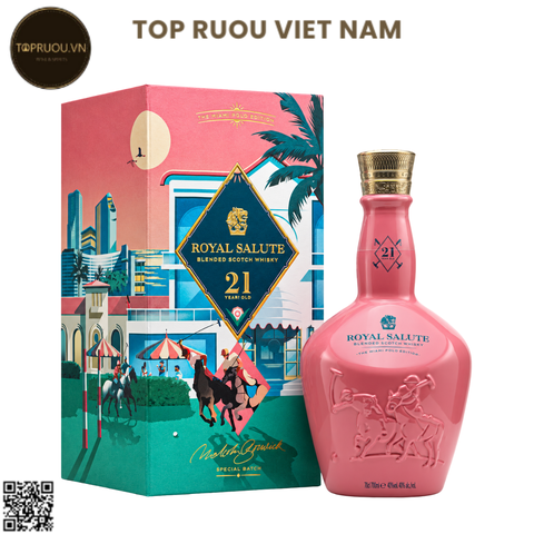 Whisky Chivas Royal Salute 21 Year Old Miami Polo Edition 700ml - 40% - Scotland