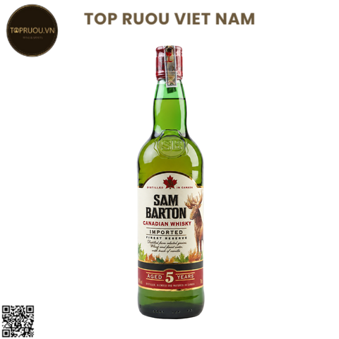 Whisky Sam Barton Canadian 5 Years - 700ml - 40% - Canada