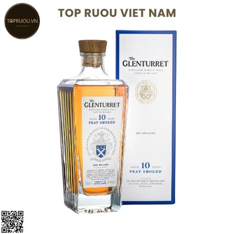 Whisky The Glenturret Peat Smoked Aged 10 Years Single Malt  - 700ml - 50% - Scotland