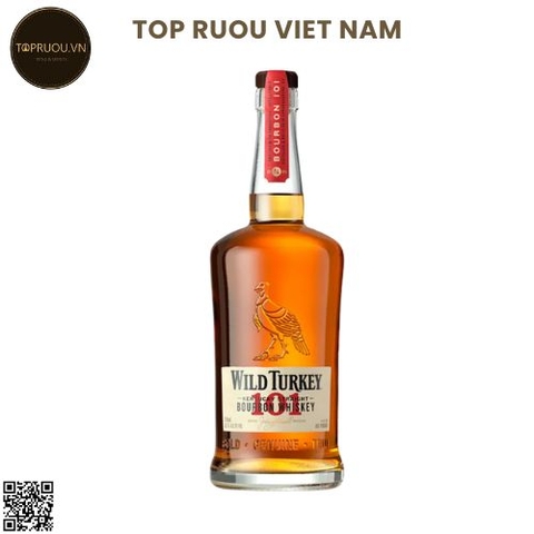 Whisky Wild Turkey 101 Kentucky Straight Bourbon Aged 8 Years - 700ml - 50.5% - Mỹ