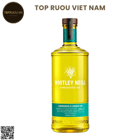 Gin Whitley Neill Lemongrass & Ginger - 700ml - 43% - England