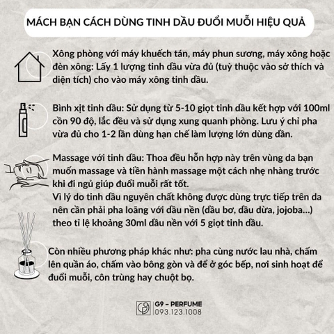 Tinh Dầu Thơm Mùi Chanh Sả / Lemongrass