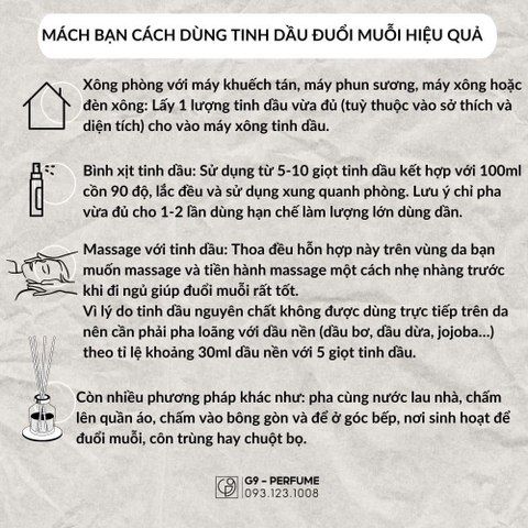 Tinh Dầu Thiên Nhiên Chanh Sả / Lemongrass